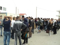 Refugees next to Chios Port Authority1.JPG