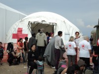 Spanish Red Cross and Local RC on the forefront.JPG